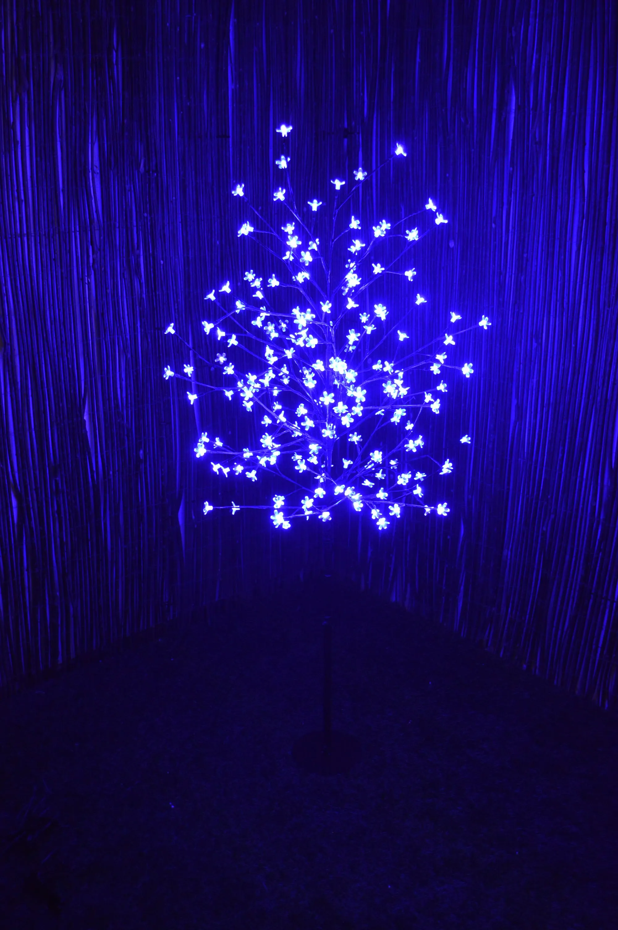 1.5m (5ft) Indoor / Outdoor Cherry Blossom Tree with 200 Electric Blue LEDs