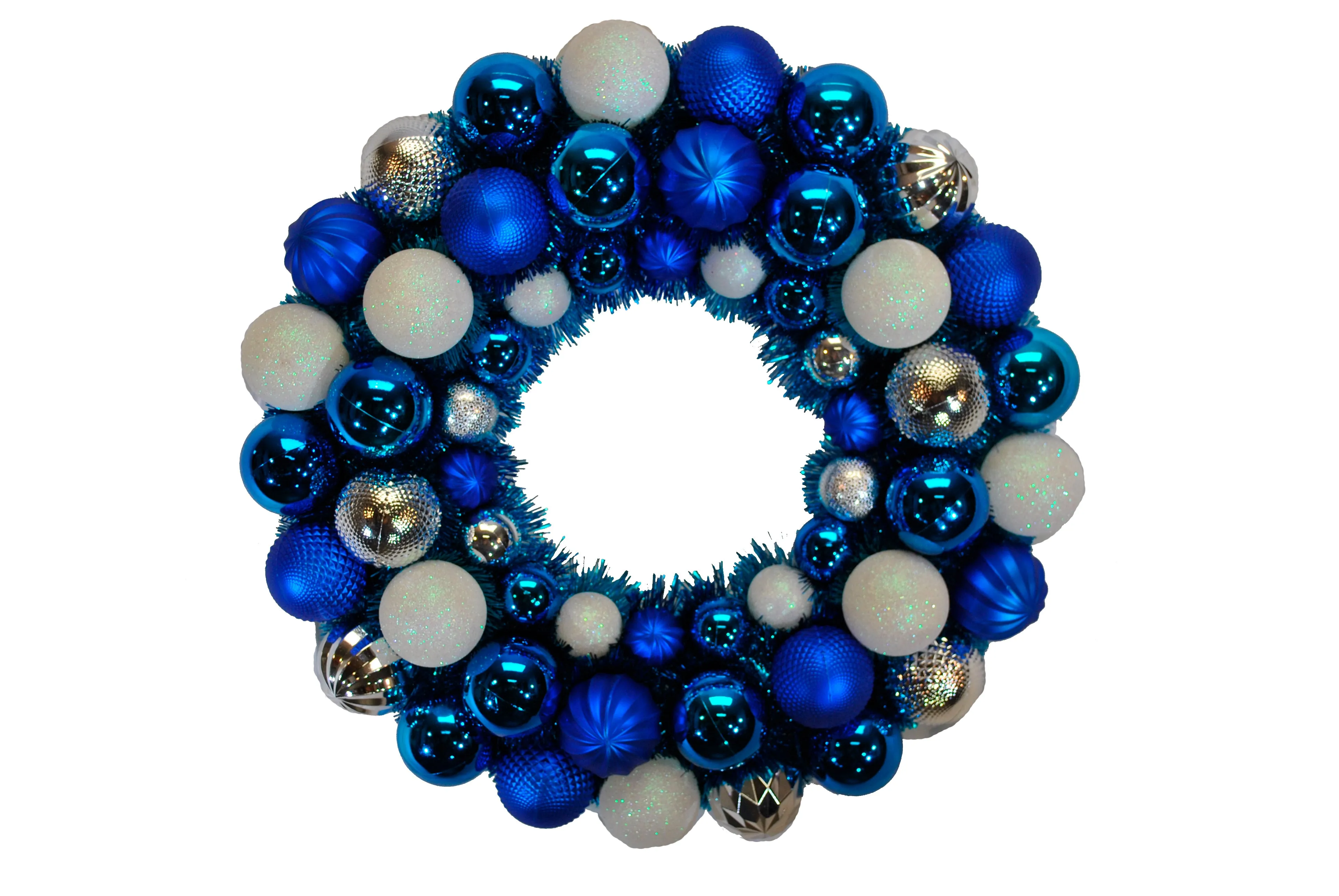 18" Arctic Collection Ball Ornament Wreath