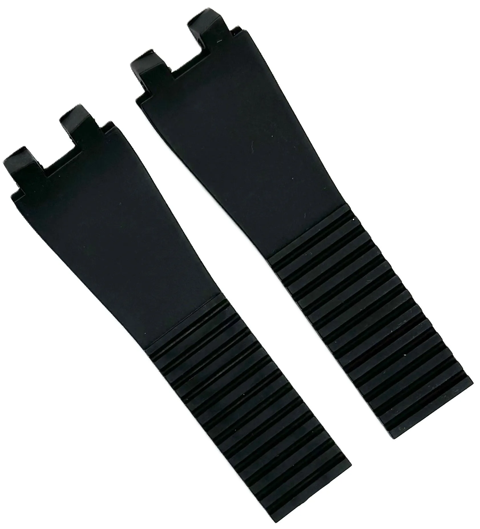 20x26x20 mm Plain Rubber Black Color Watch Band for ULYSSE NARDIN Watches, Blast Series