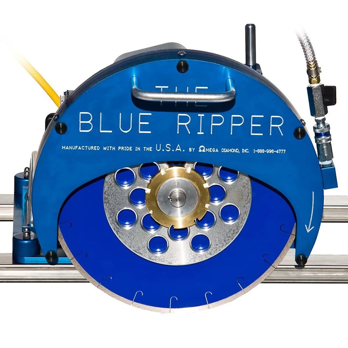 3 HP Blue Ripper Rail Saw Package Sale | Saw and Diamond Blades