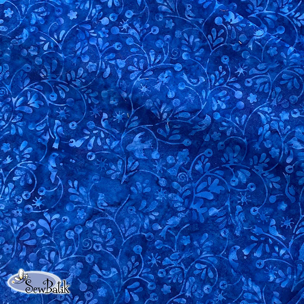 45" Rayon - Flock Together - Blueblood [ 1/2 YARD CUT ONLY ]