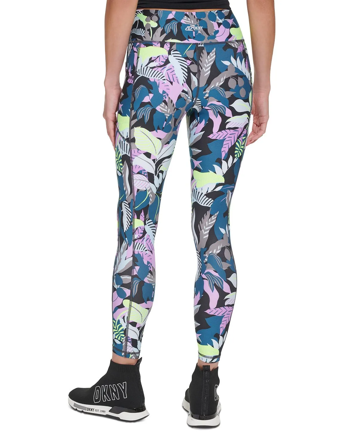 7/8 High Waist Leggings with DKNY Print