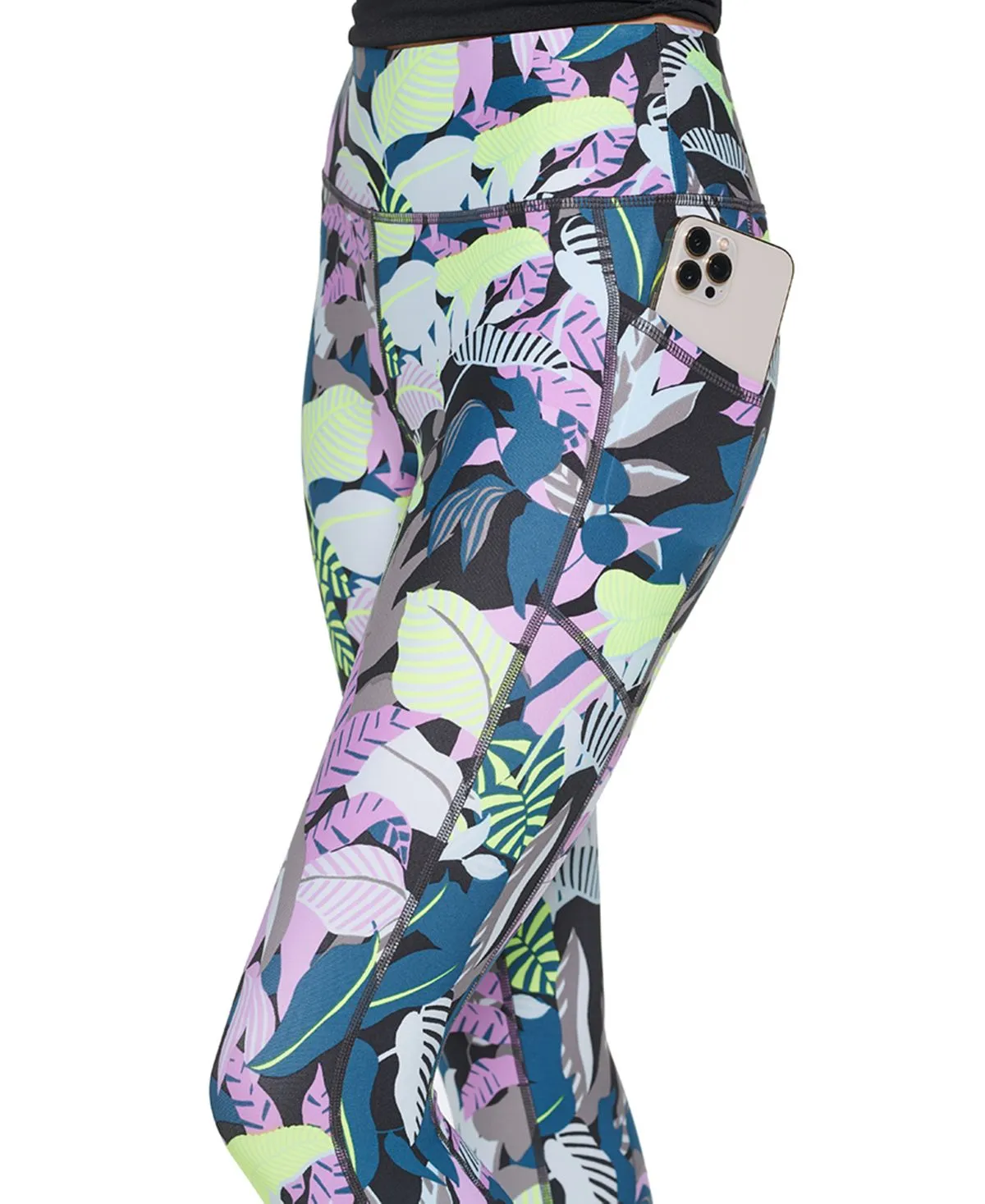 7/8 High Waist Leggings with DKNY Print