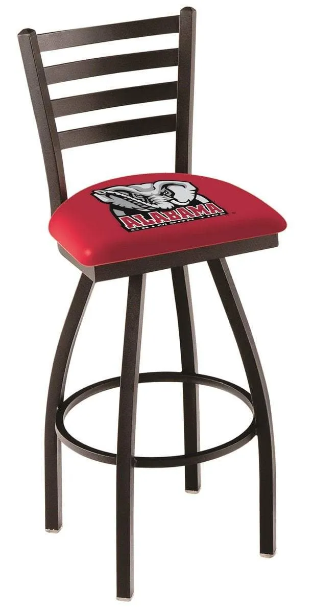 Alabama Crimson Tide HBS Red Ladder Back High Top Swivel Bar Stool Seat Chair