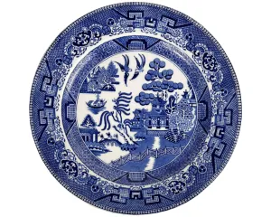 Antique Royal Doulton Blue Willow Plate 10.5 1907