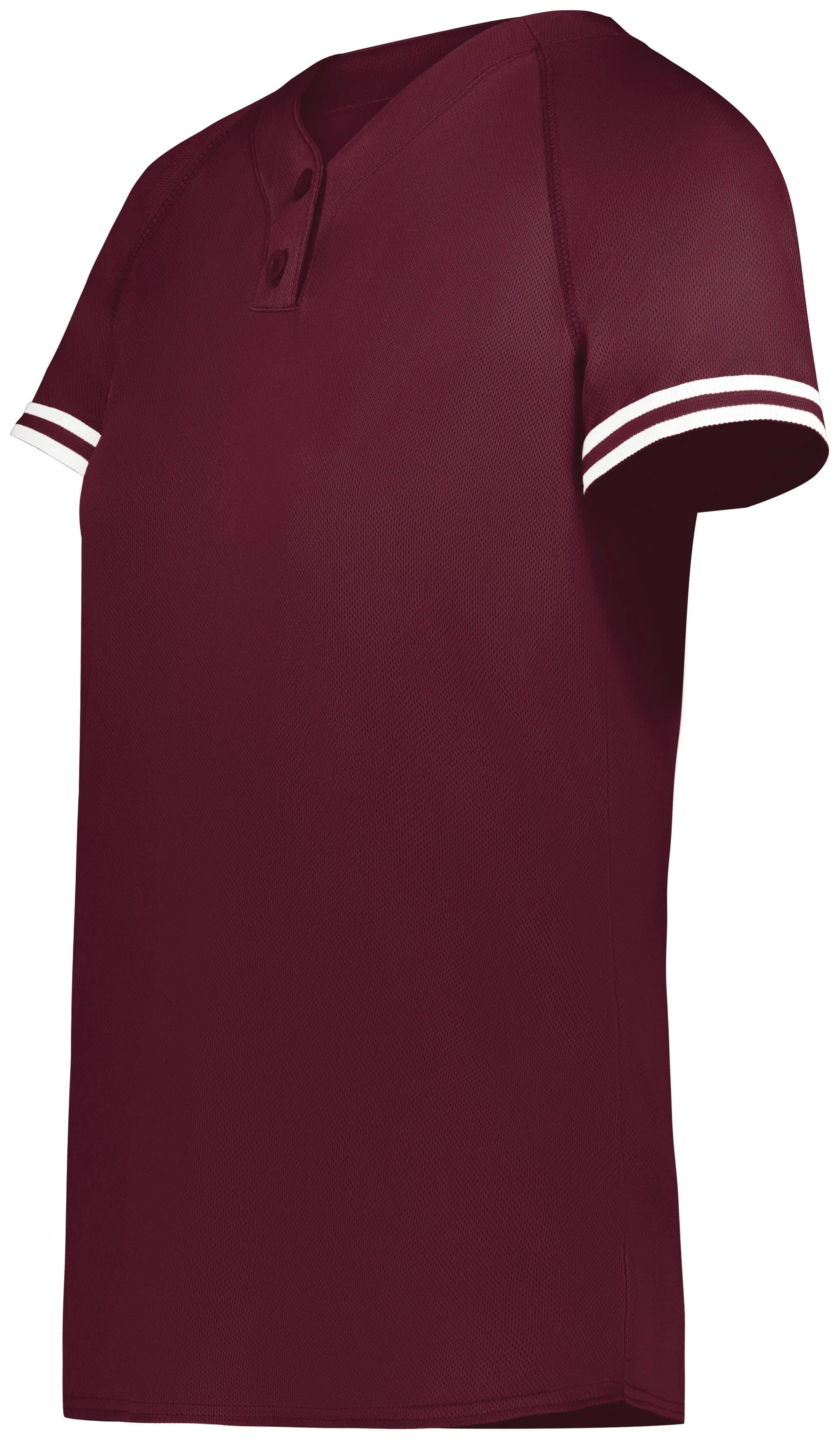 Augusta Girls Cutter  Henley Softball Jersey