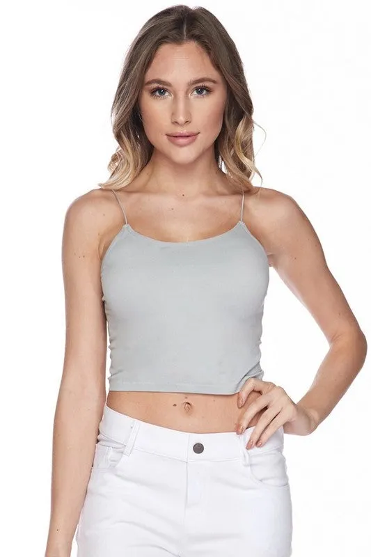 Basic Seamless Crop Camisole