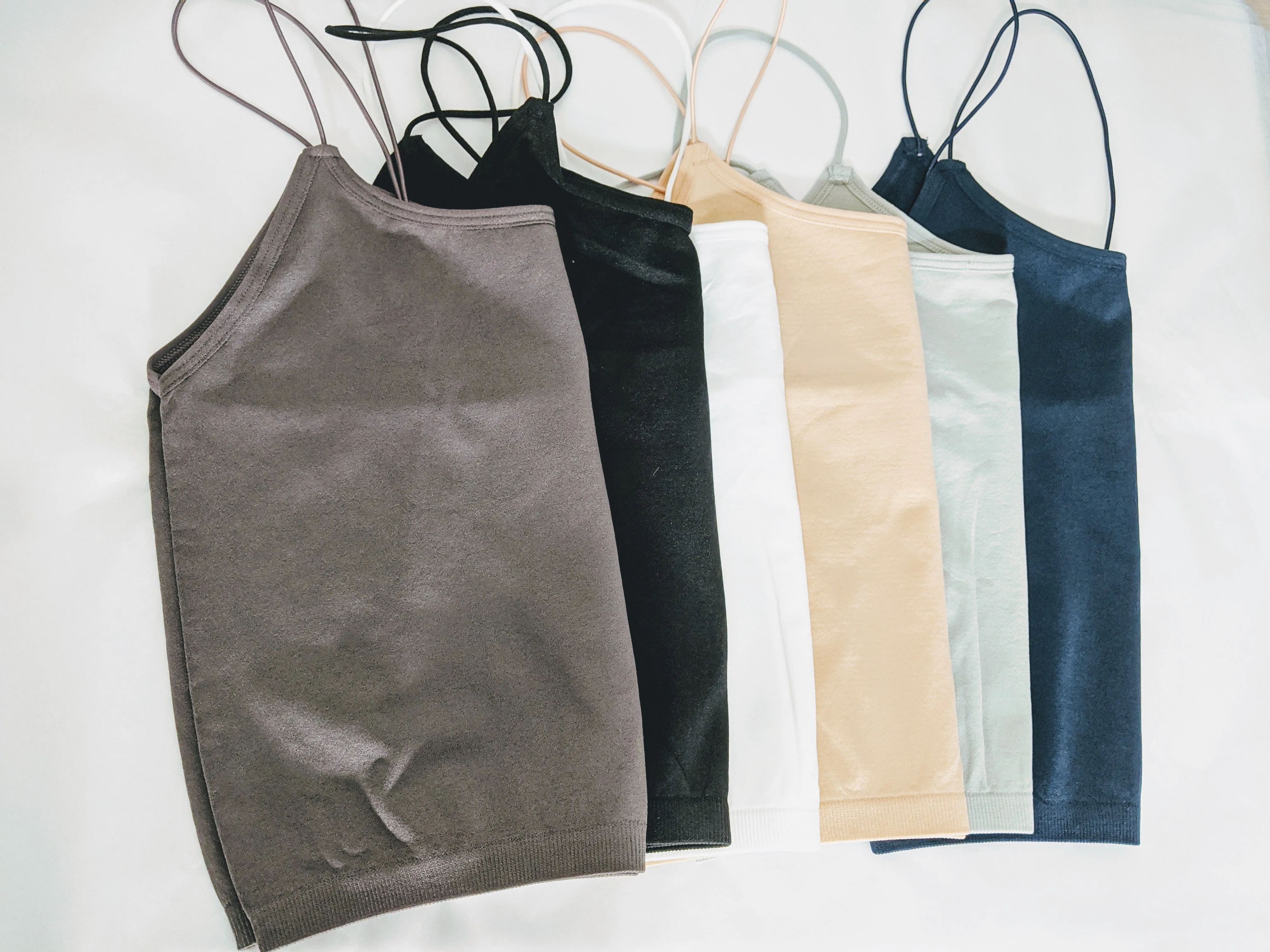 Basic Seamless Crop Camisole