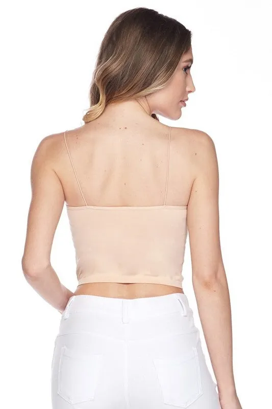 Basic Seamless Crop Camisole