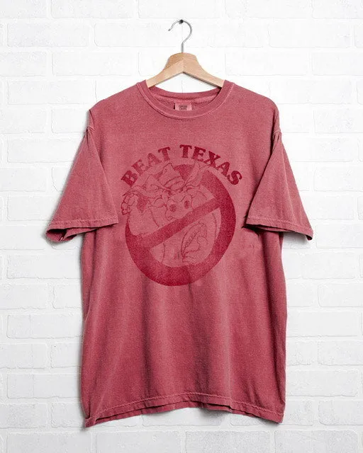 Beat Texas Horn Busters Crimson Tee