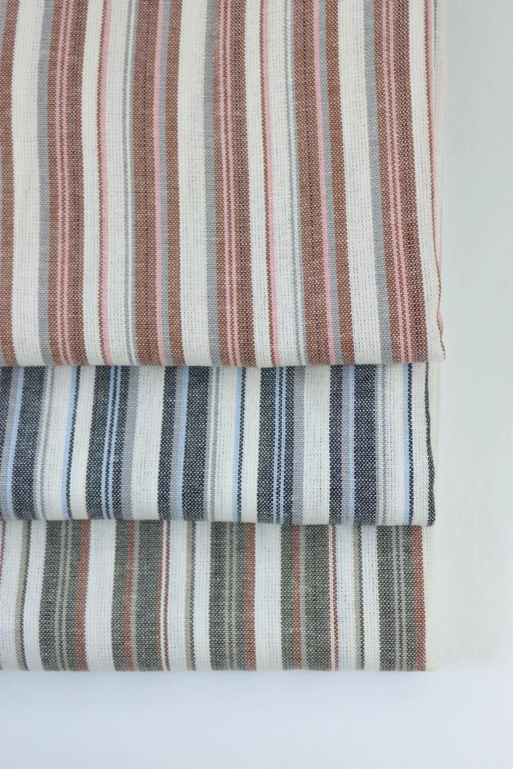 Black & Taupe Soho Stripe Linen Rayon