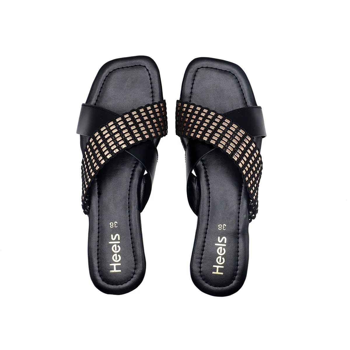 Black Casual Slipper 000392