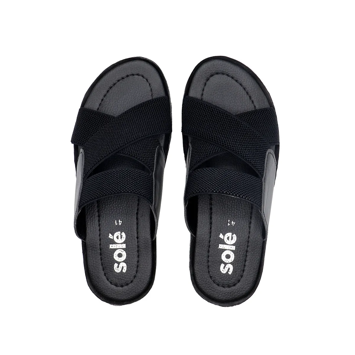 Black Casual Slipper 112018