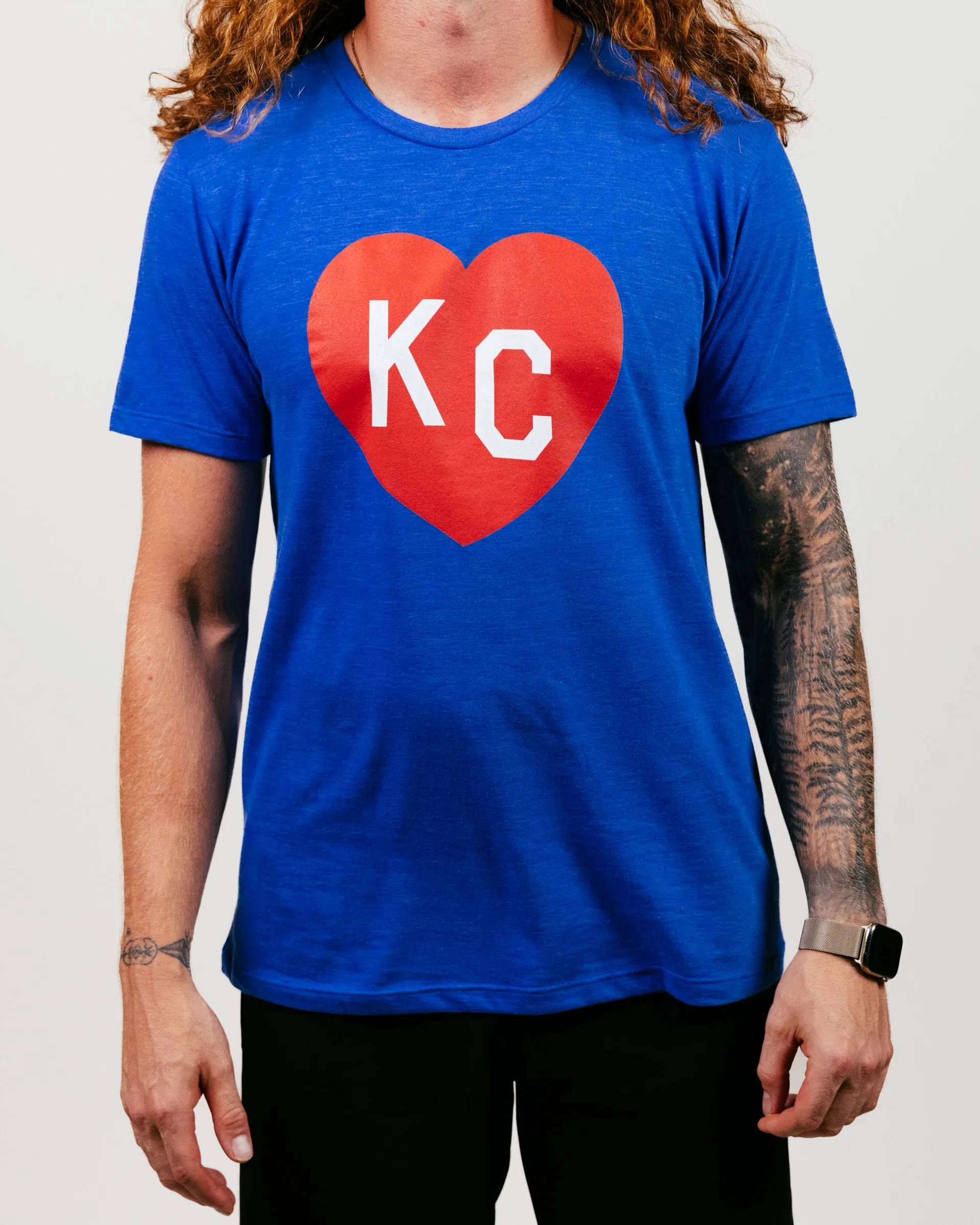 Blue & Crimson KC Heart