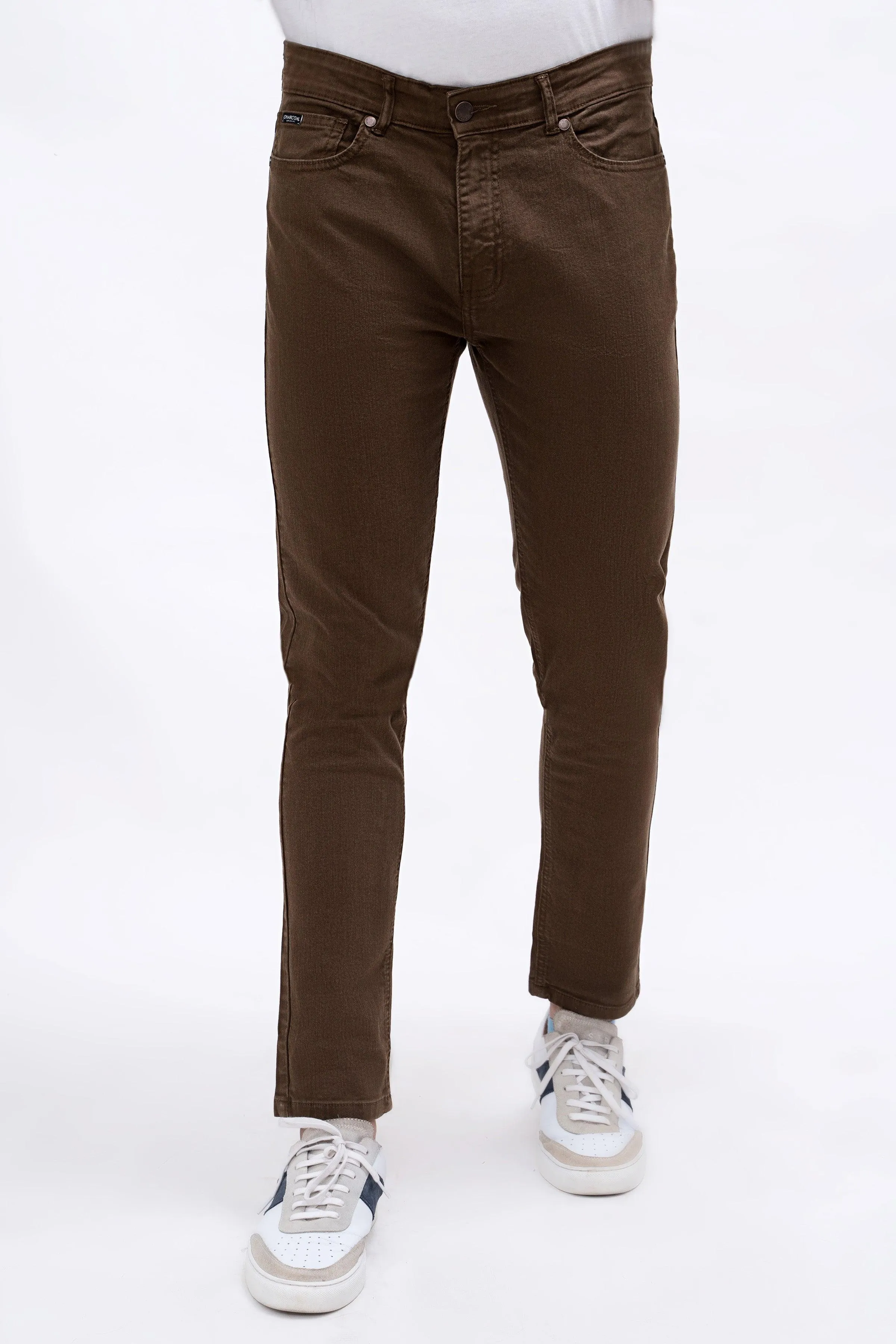 CASUAL PANT 5 POCKET BROWN