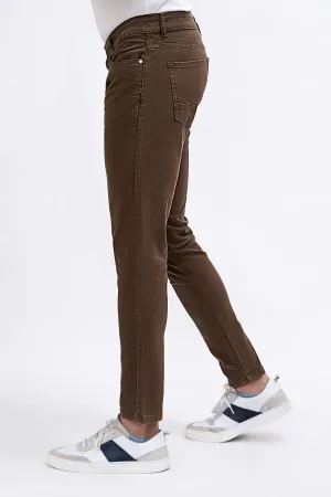 CASUAL PANT 5 POCKET BROWN