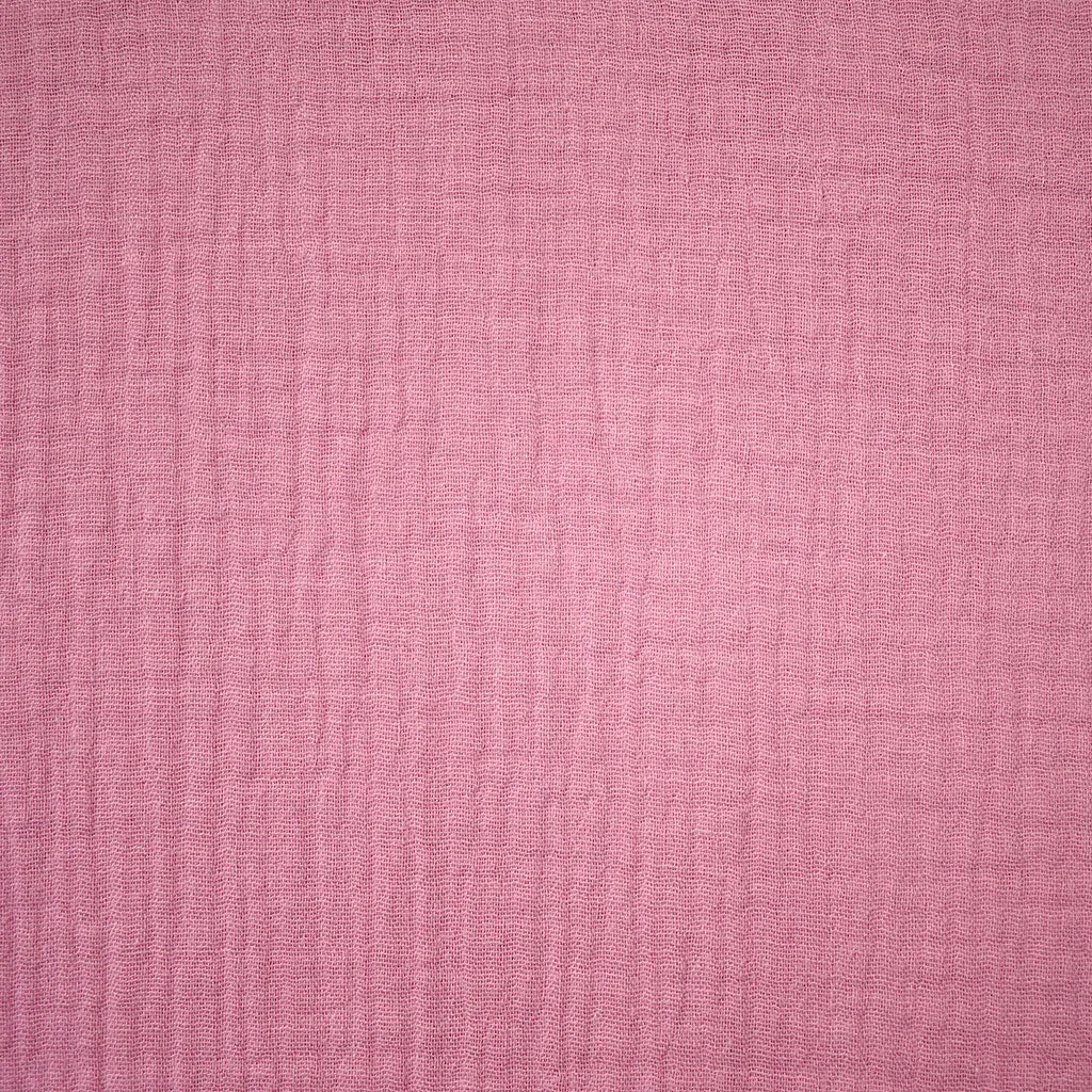 Cotton Double Gauze Solid Pink