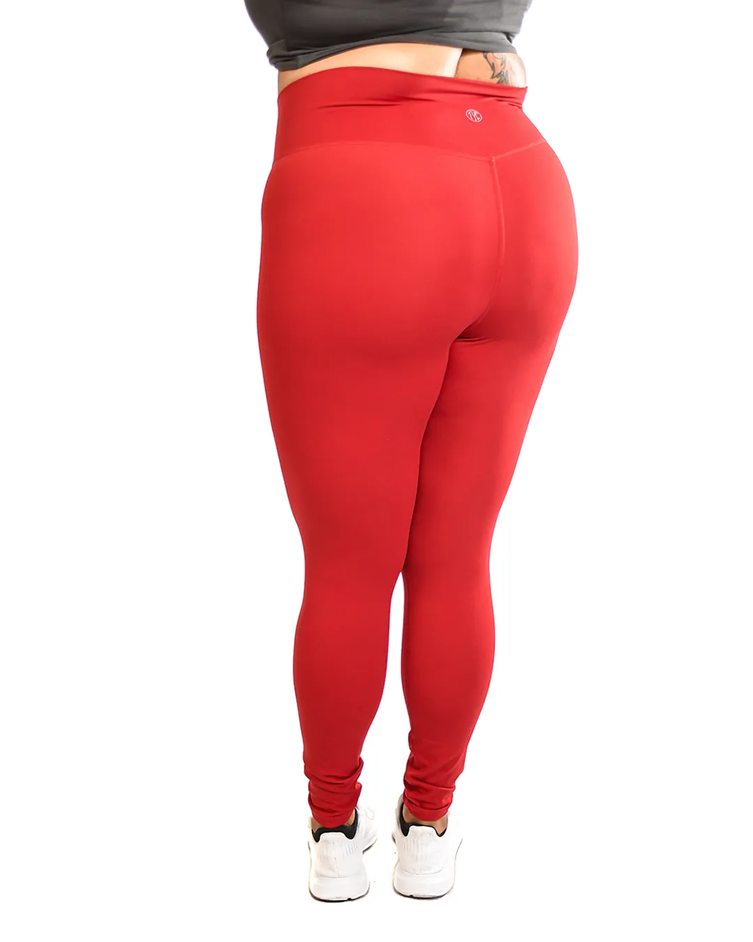 Effortless Vortex Classic Leggings- Crimson