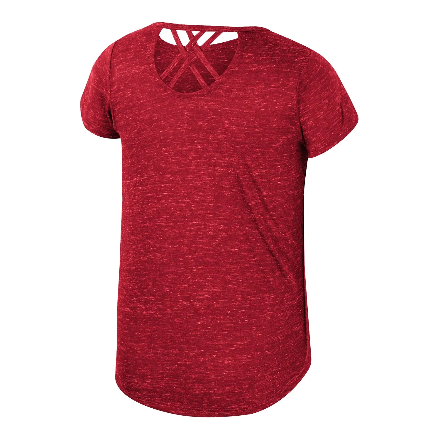 Girls Indiana Hoosiers Star Court Crimson T-Shirt