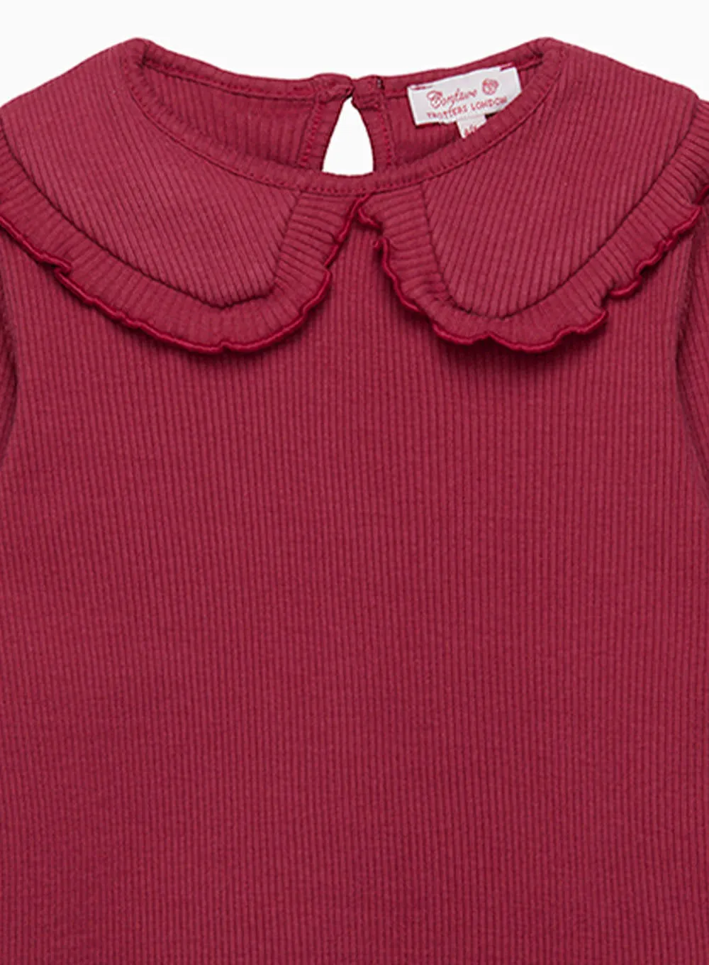 Grace Pie Crust Collar Jersey Top