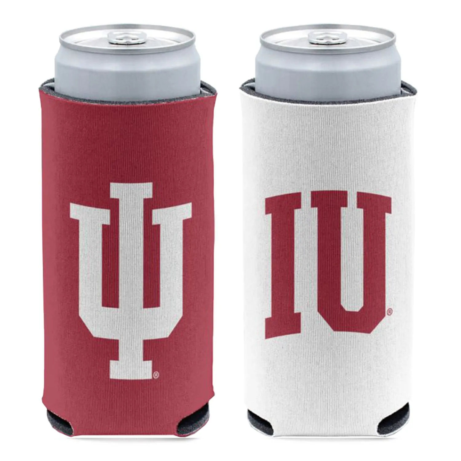 Indiana Hoosiers 2 Color 12 OZ Slim Can Coozie