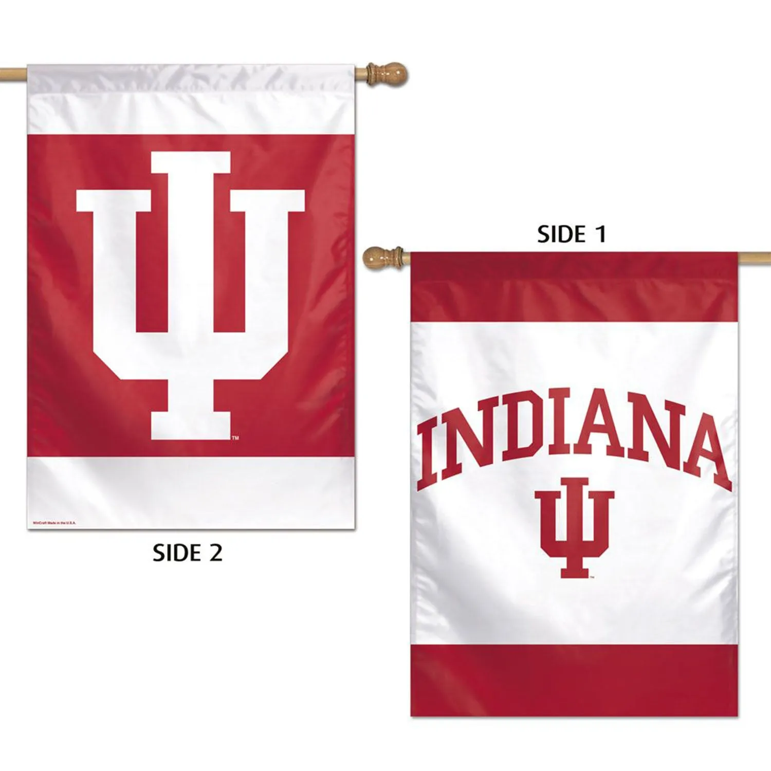 Indiana Hoosiers 28" x 40" 2 Sided Vertical Flag