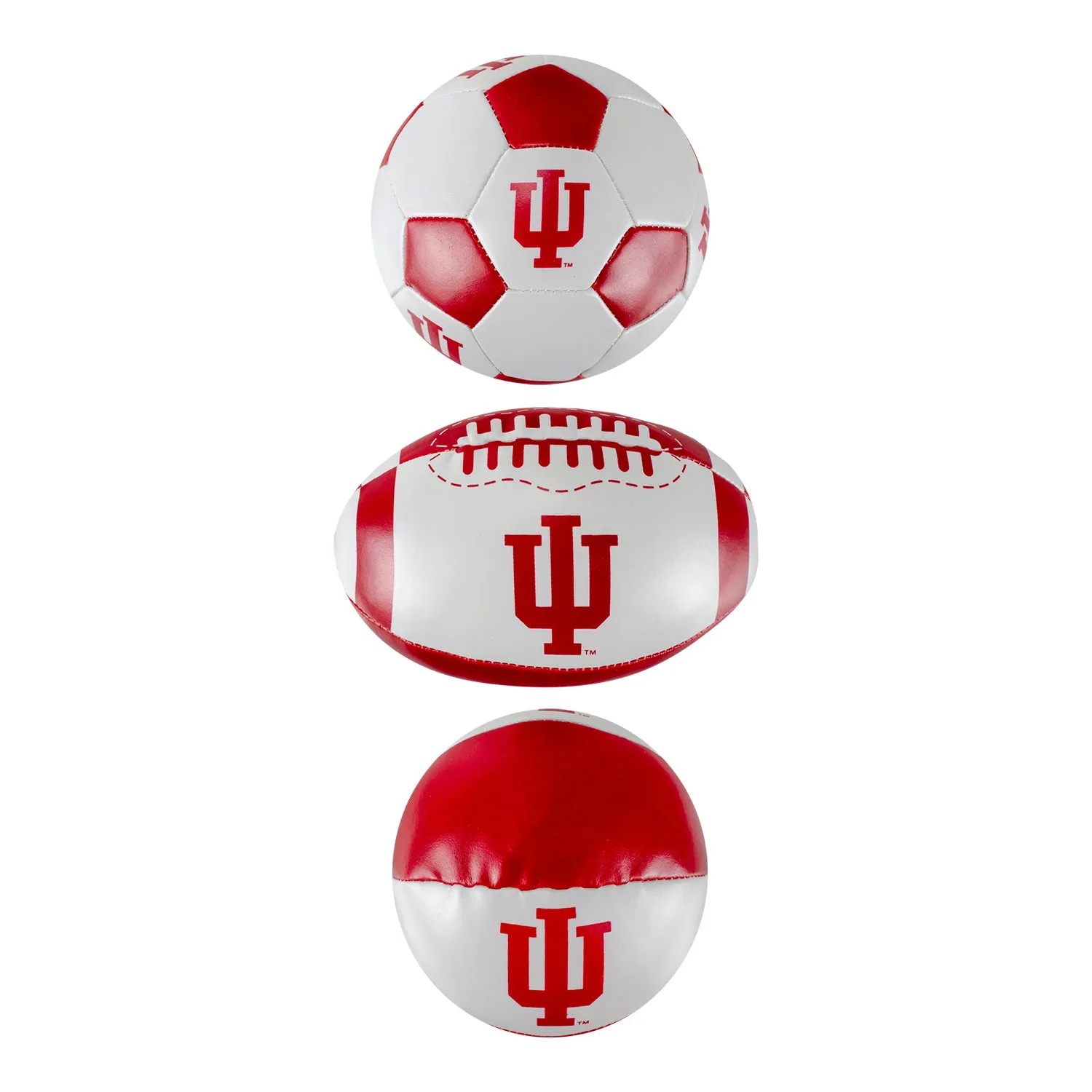 Indiana Hoosiers 3 Pack Mini Balls