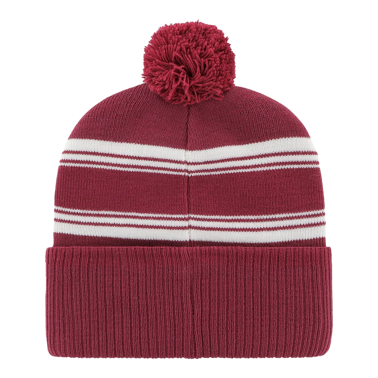 Indiana Hoosiers Fadeout Cuff Pom Crimson Knit Hat