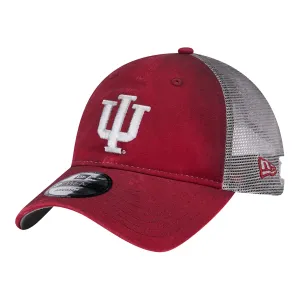 Indiana Hoosiers Team Slick Crimson and White Adjustable Hat