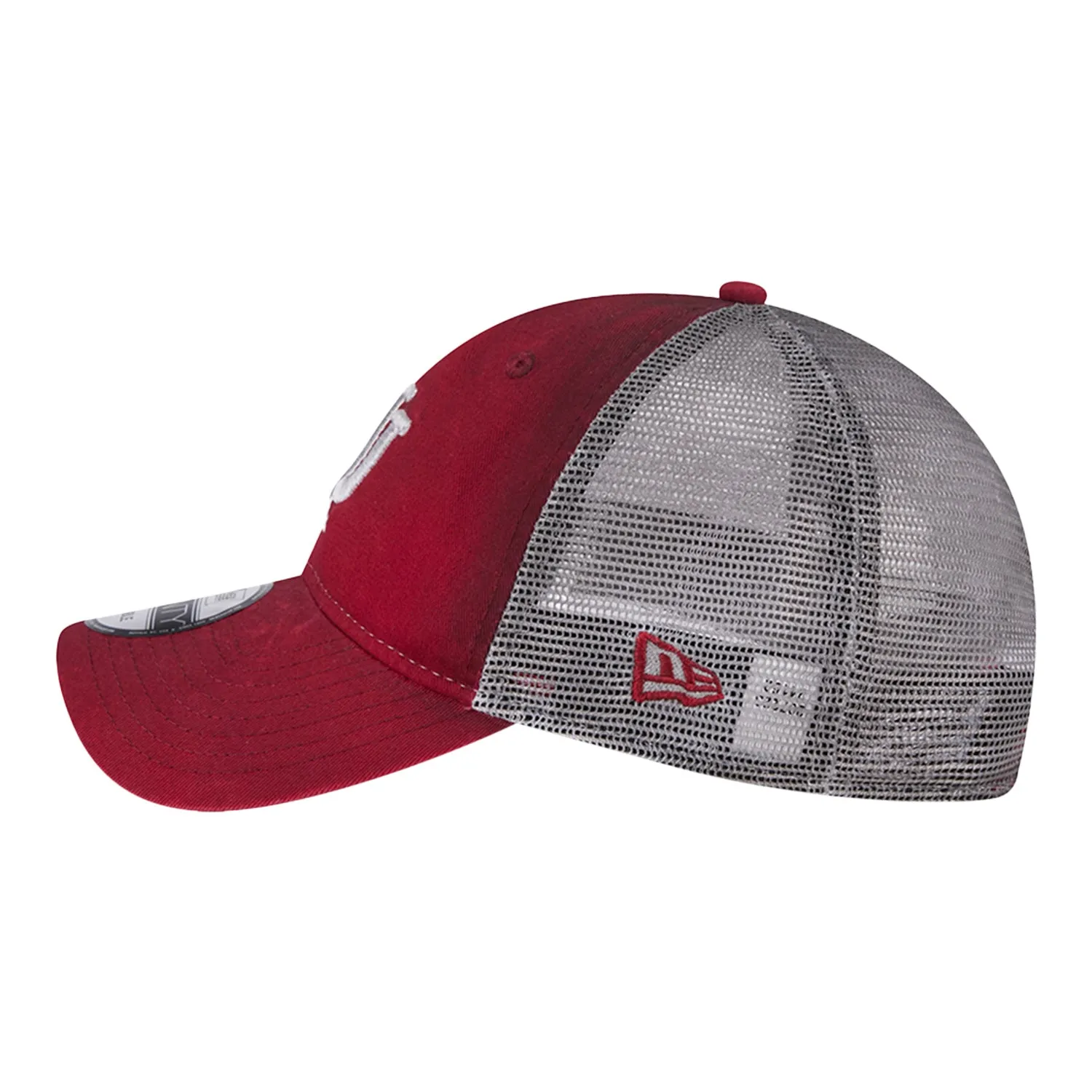 Indiana Hoosiers Team Slick Crimson and White Adjustable Hat