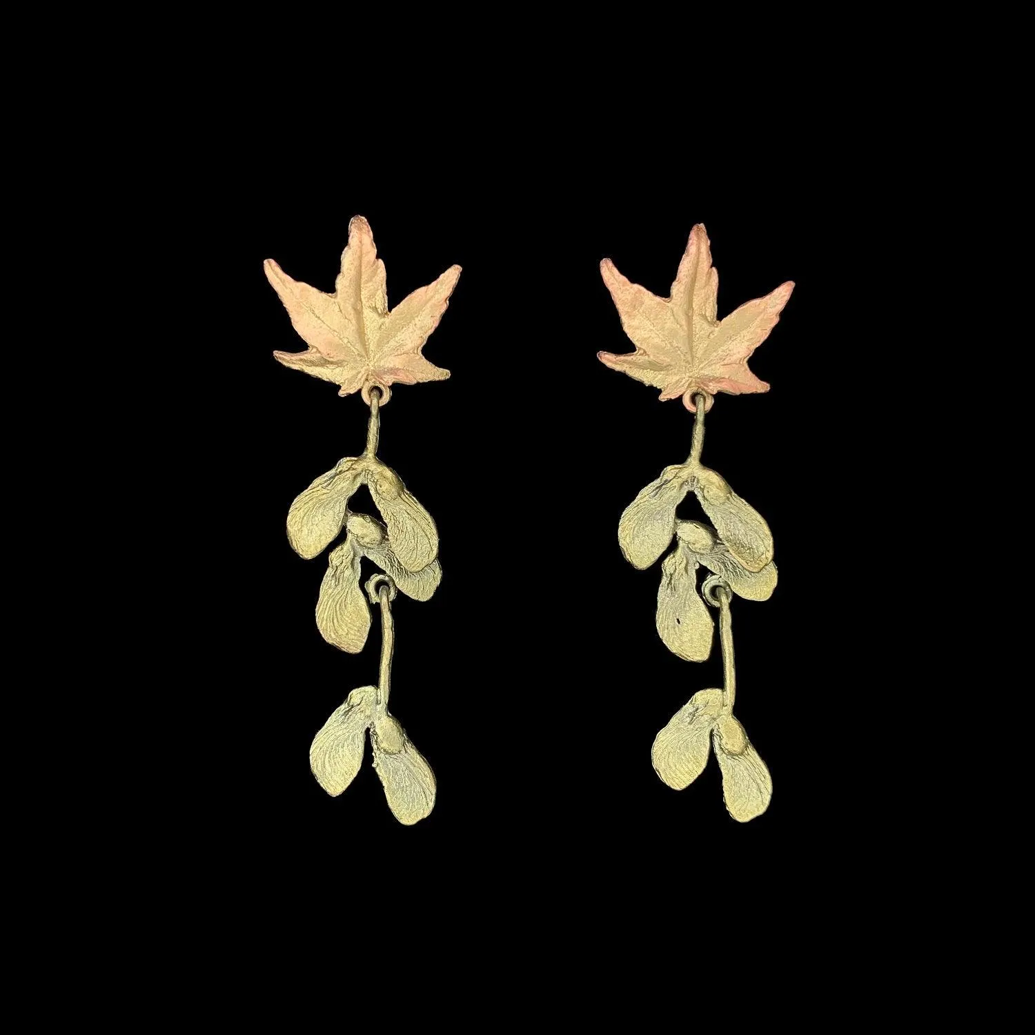 Japanese Maple Earrings - Drop Post