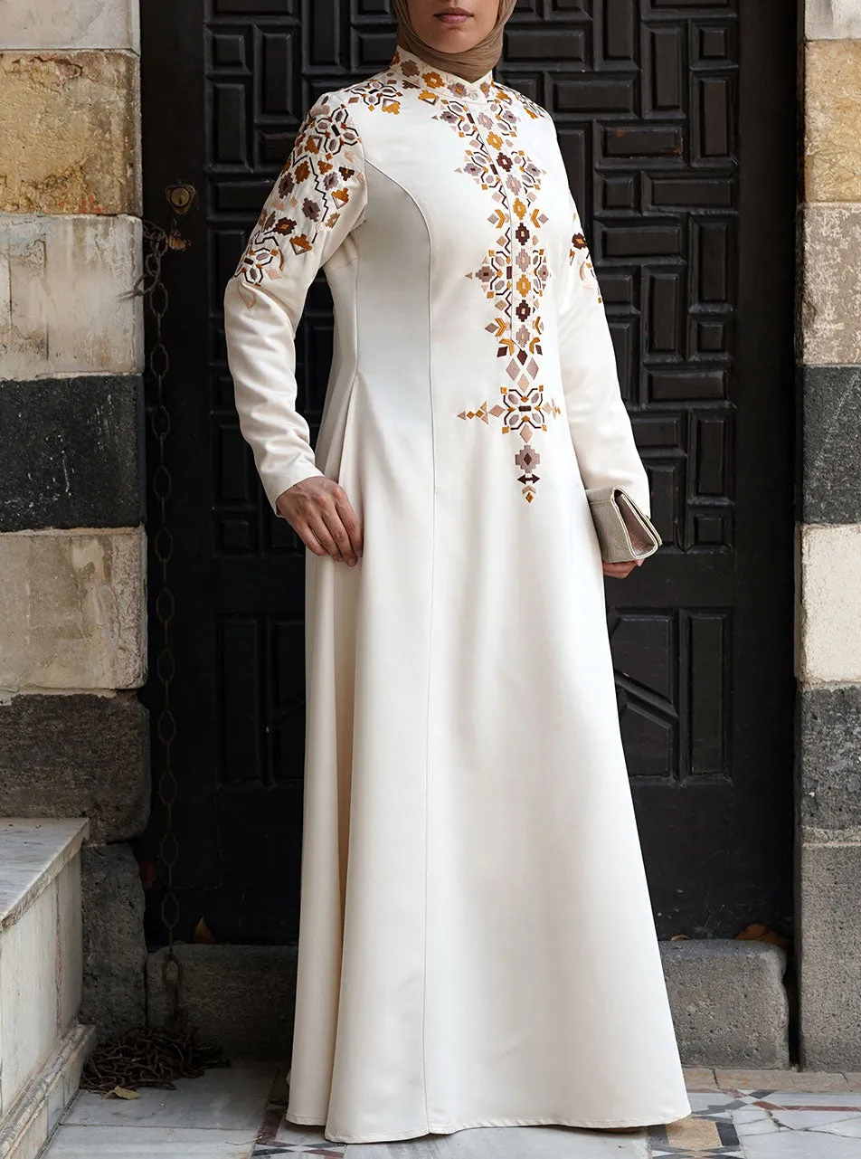 Jinan Embroidered Abaya Gown