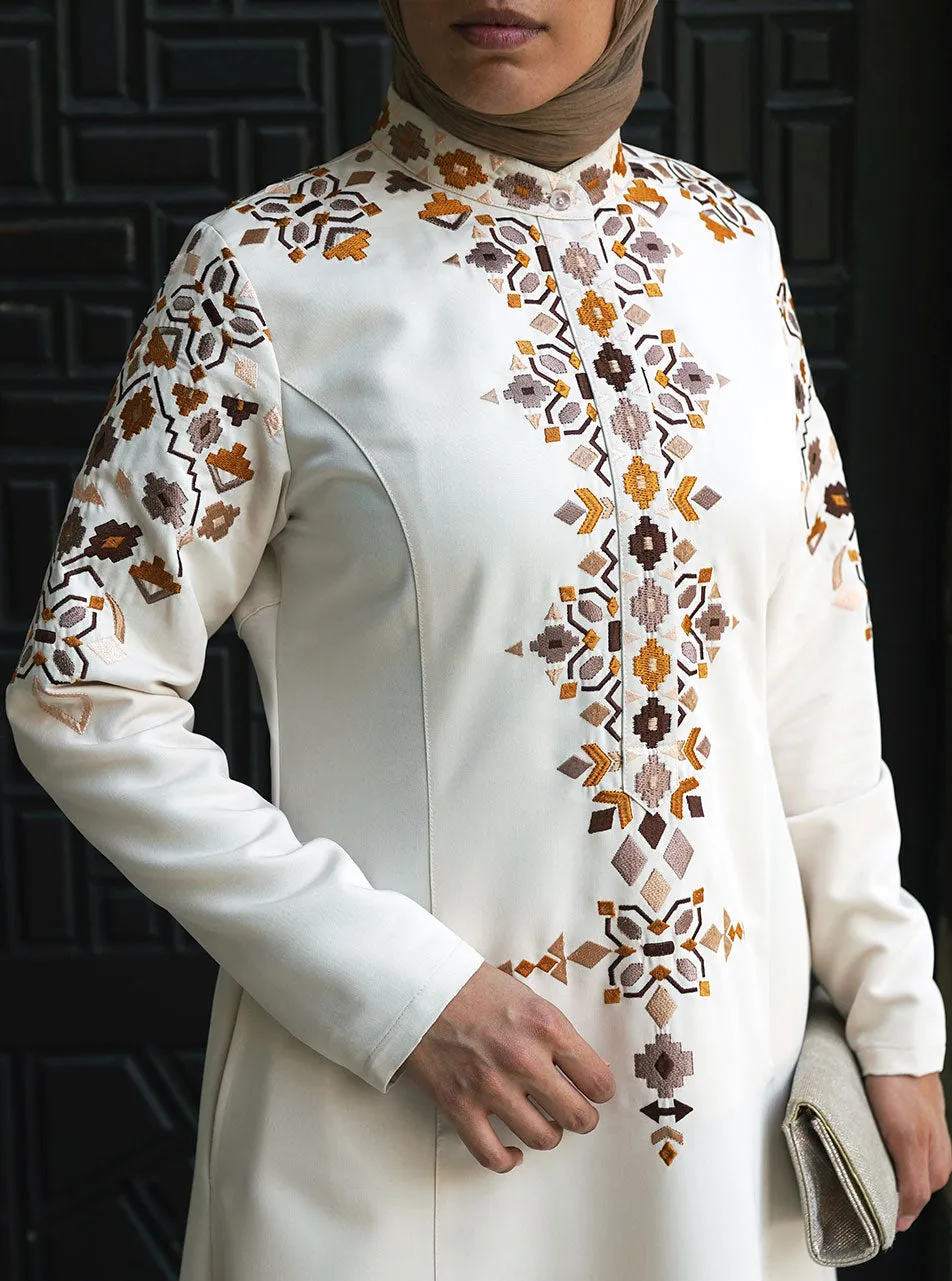 Jinan Embroidered Abaya Gown