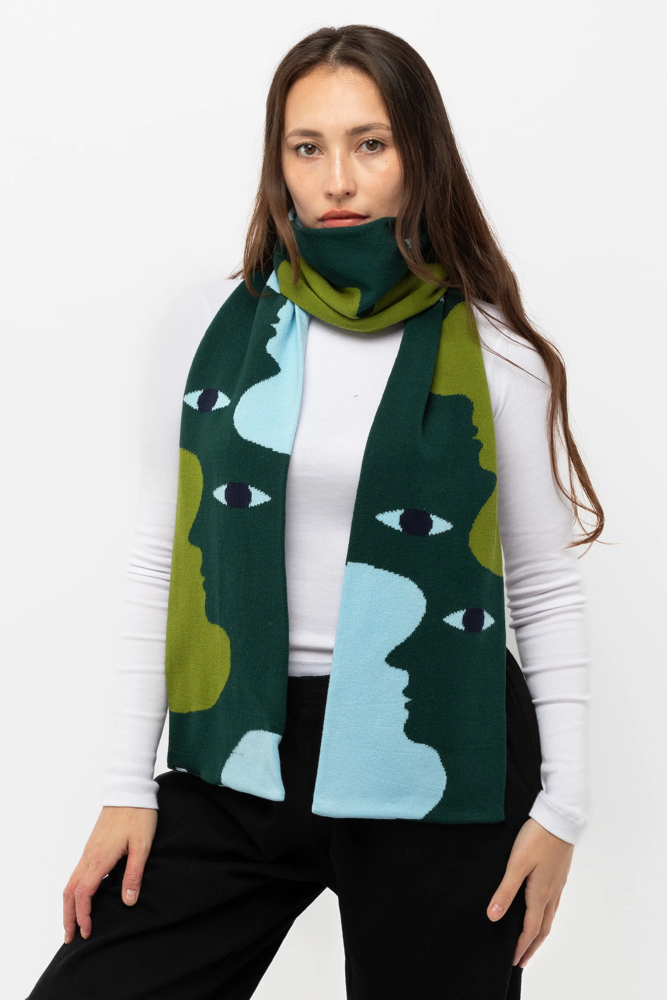 JQSCARF36 - Surrealist Scarf