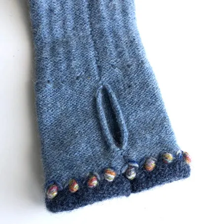 Lambswool wrist mitts 7