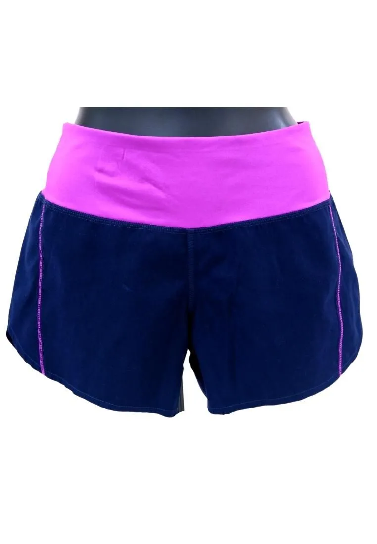 Landmark Girls Teens Dolphin Shorts - Navy- Magenta