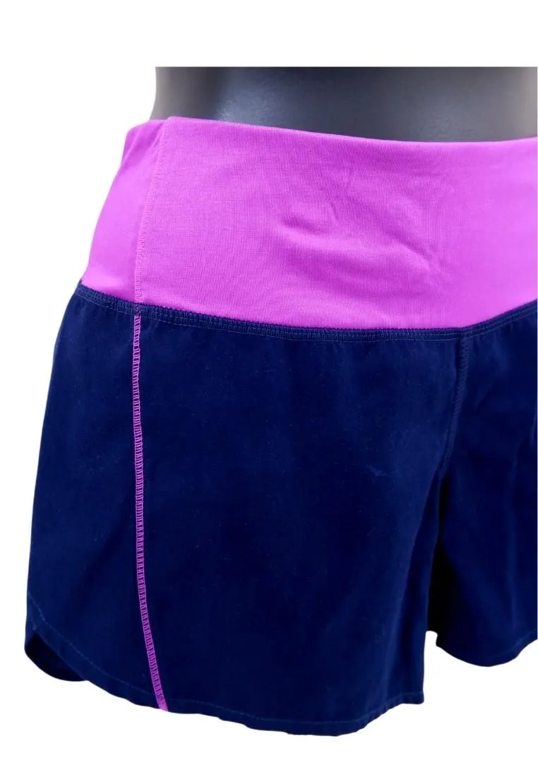 Landmark Girls Teens Dolphin Shorts - Navy- Magenta