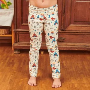 Leggings "Adventure Camp" - 95% organic cotton, 5% elastane