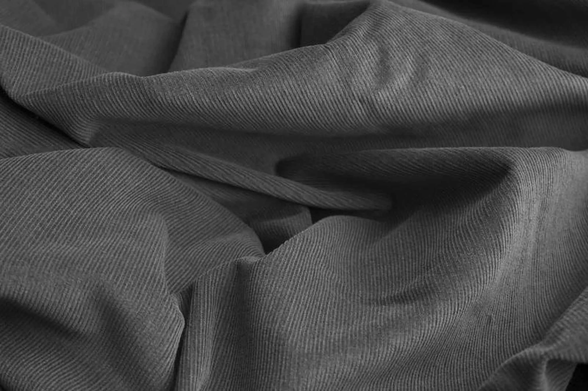 Light Cotton Corduroy - AIDAR - Grey