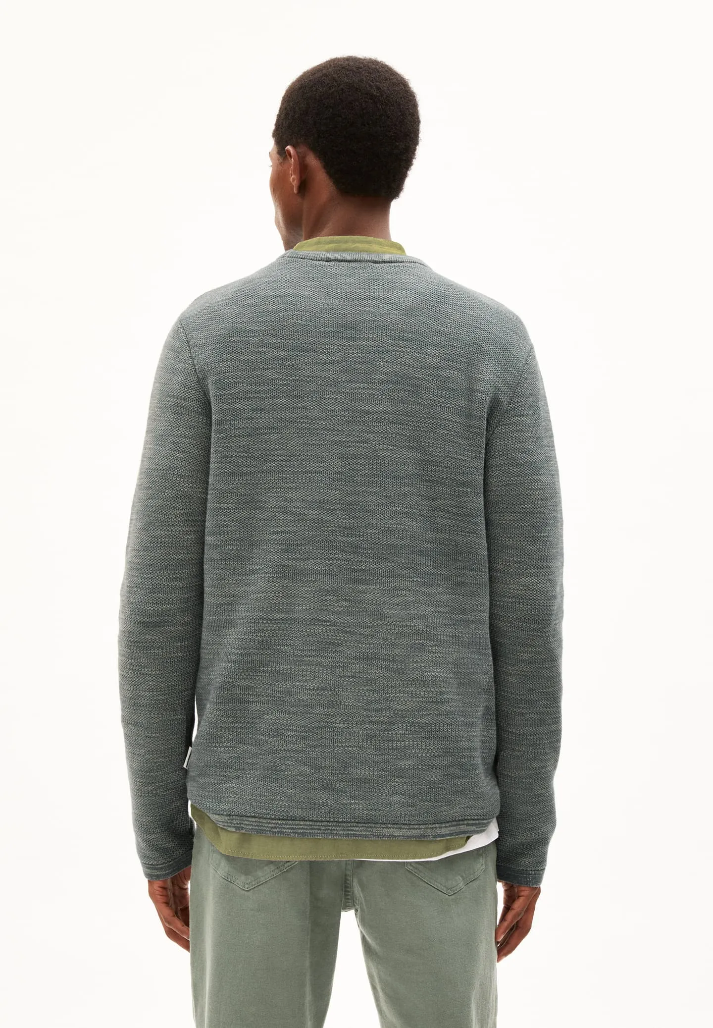 Men's Tolaa Sweater in Space Steel