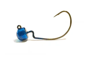 Midnight Blue EWG Ned Jig Head 3pk