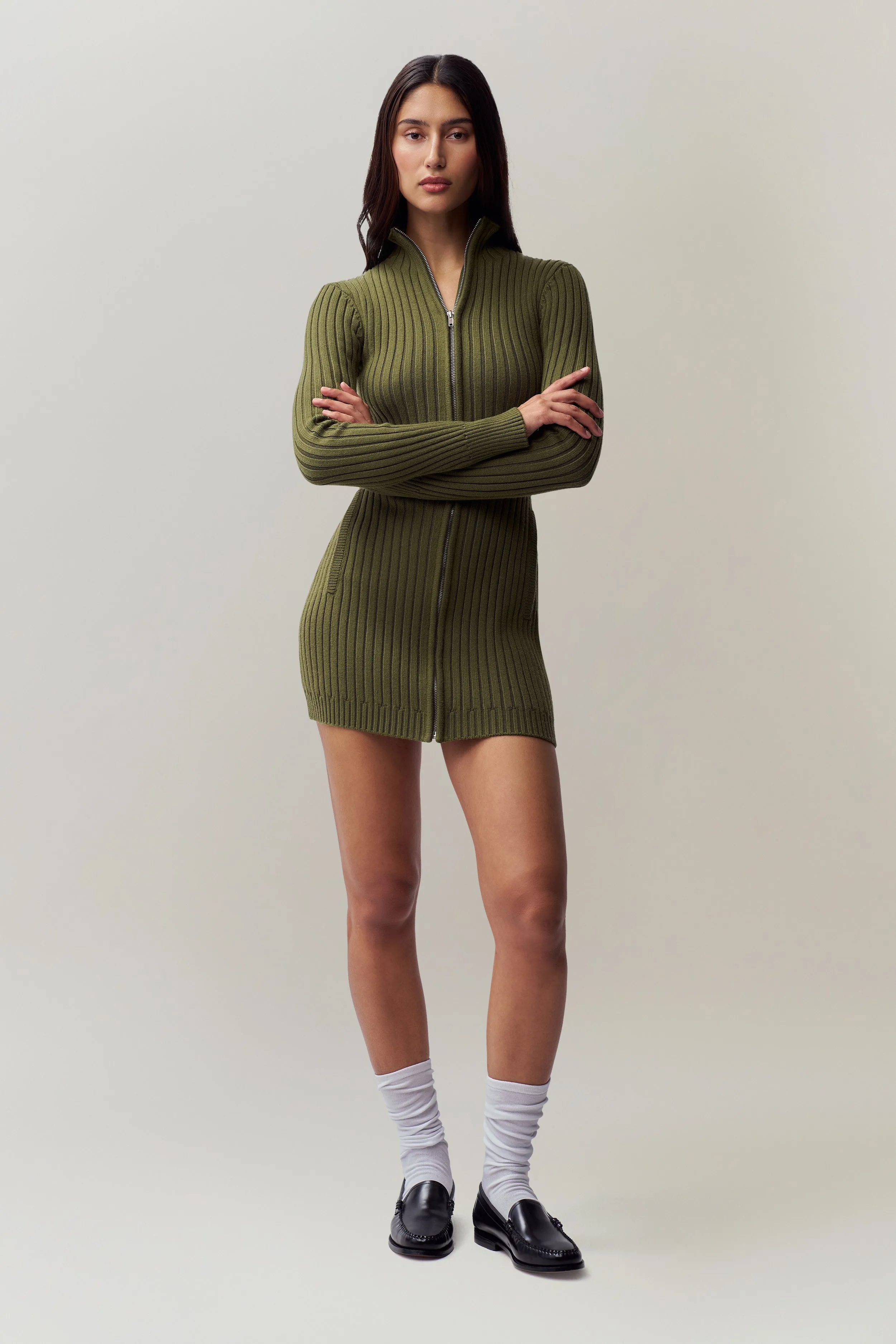 Nell Zip Up Dress