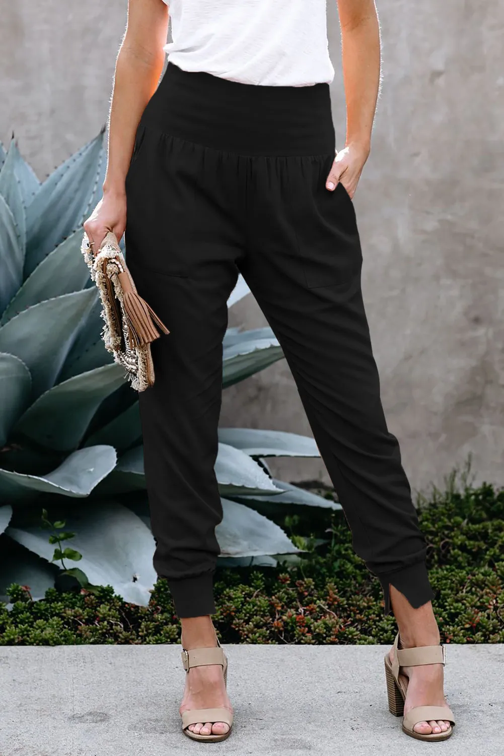 Pocketed Casual Joggers