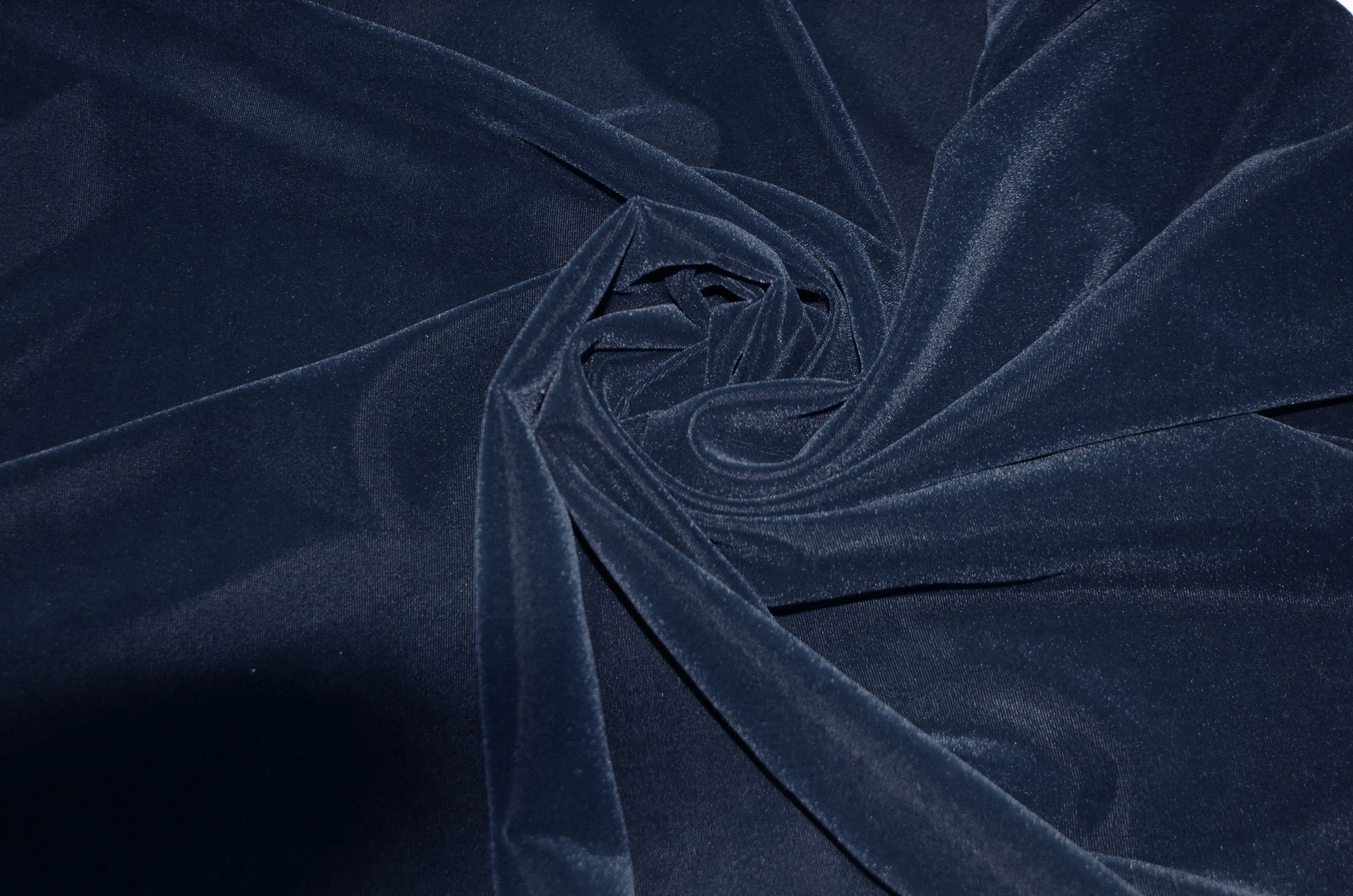 Soft Triple Velvet Fabric | 45" Wide | Plush Triple Velvet | Made in Korea | Multiple Colors |