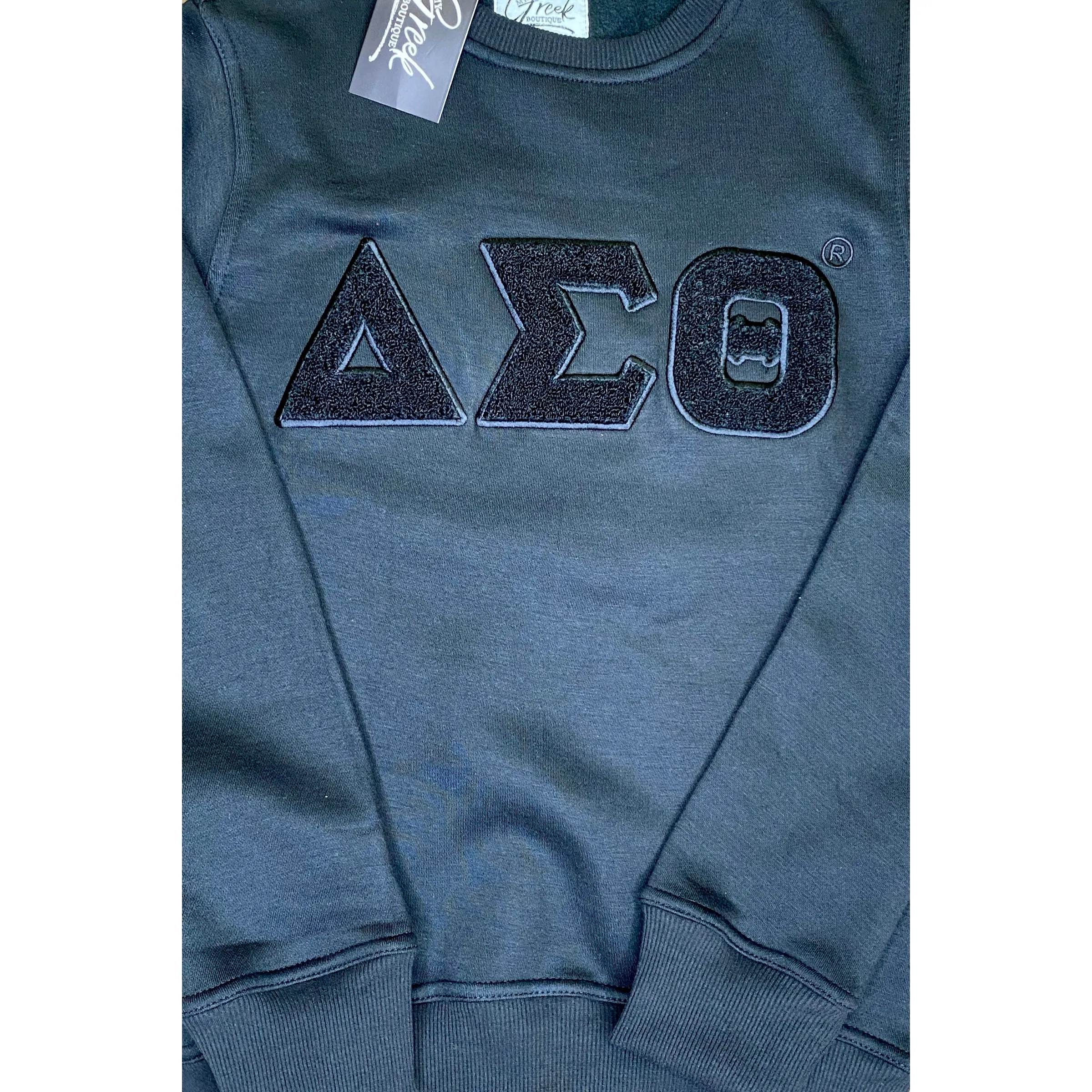 Solid ΔΣΘ Chenille Sweatshirt