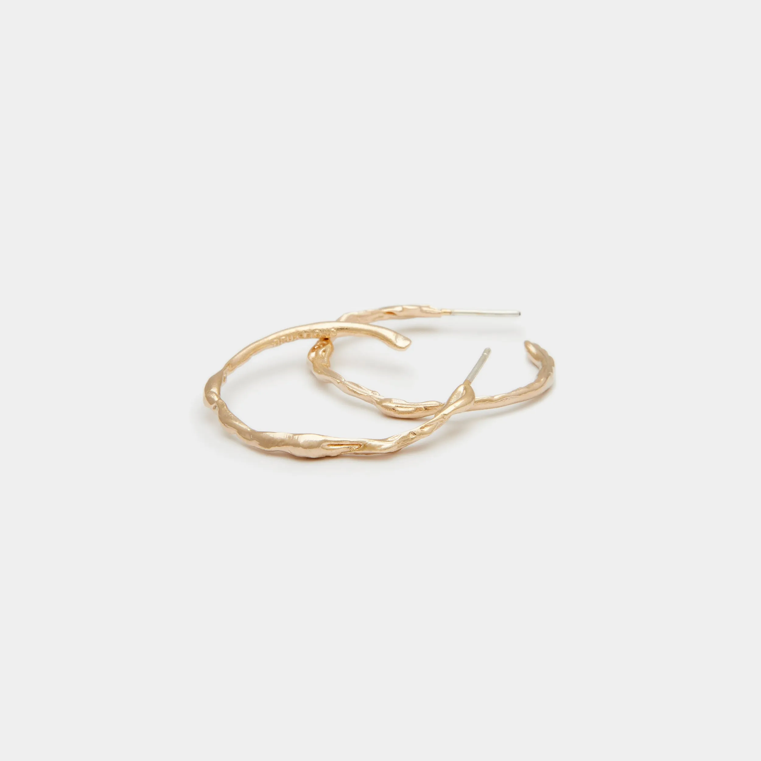 Terra Hoops size M in Gold