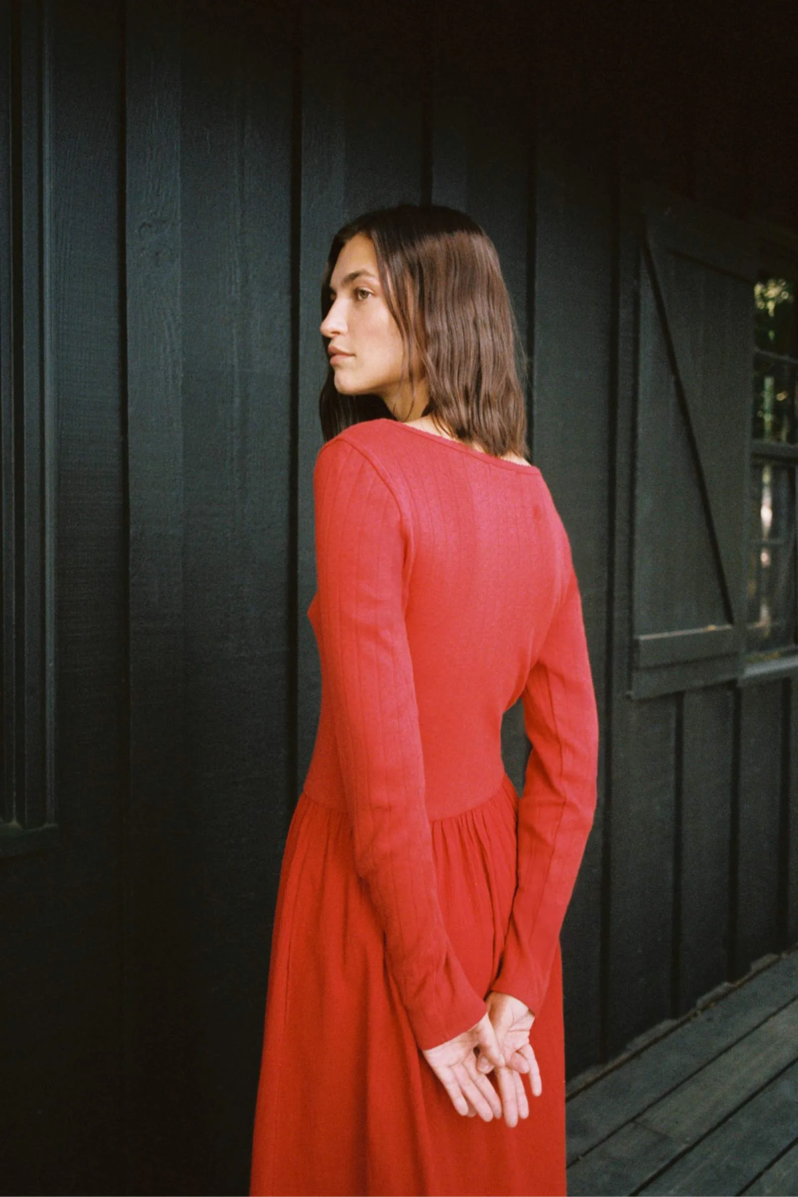 The Ramona Dress | Crimson