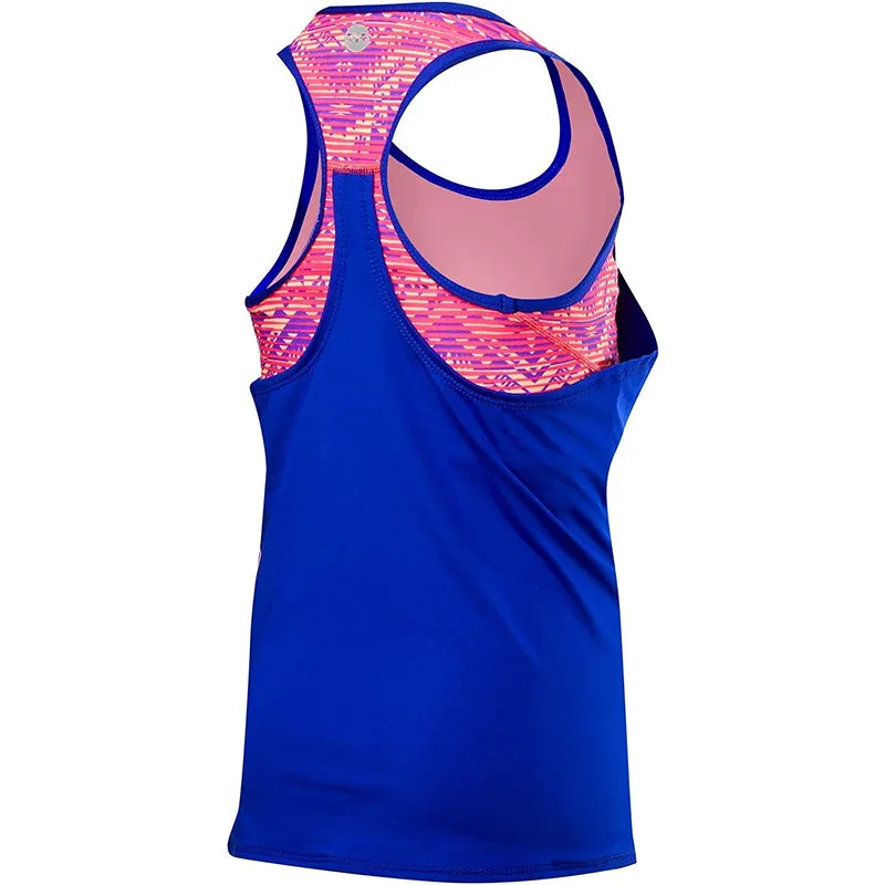 TYR - Girls' Conquest Ava 2 in 1 Tank - Coral