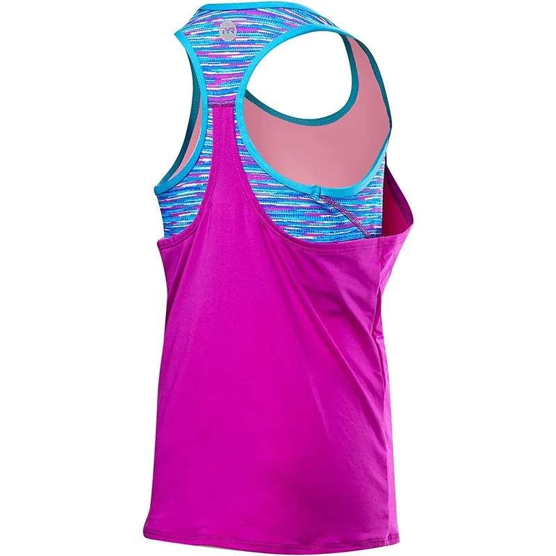 TYR - Girls’ Sunray Ava 2 in 1 Tank - Multi