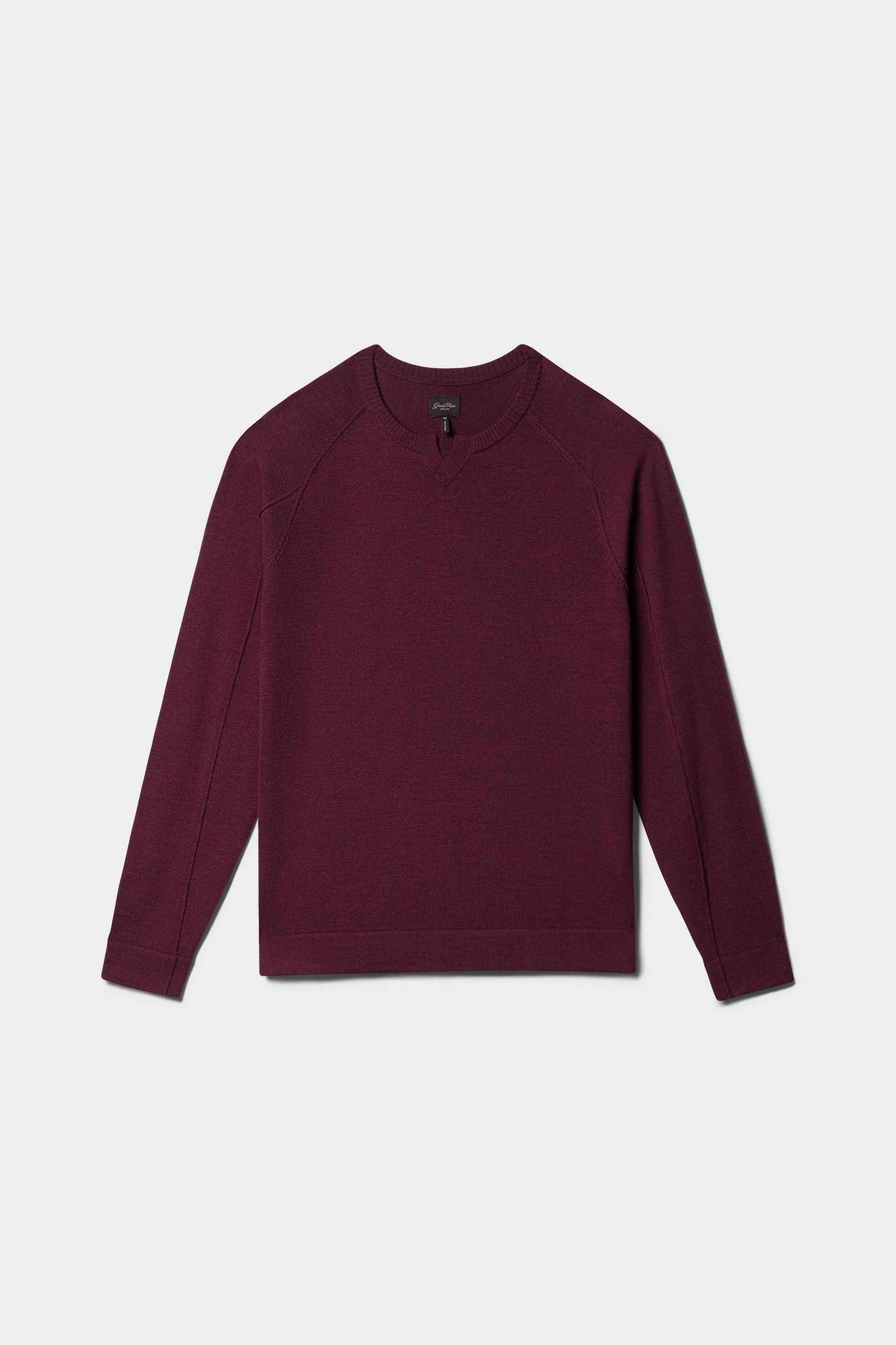 V-Notch Crew Sweater | Responsible Merino Wool